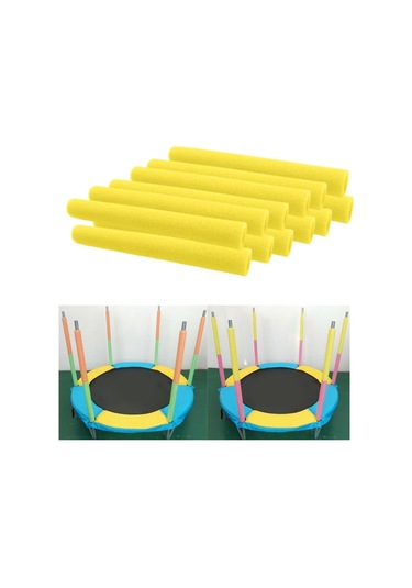 Suntek 12 Adet Trampolin Direği Köpük Kovanları Sarı