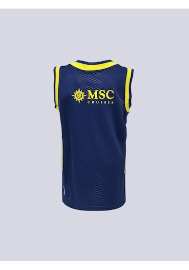 Fenerium Basket Jr Çubuklu Forma 25/26 Sarı-lacıvert