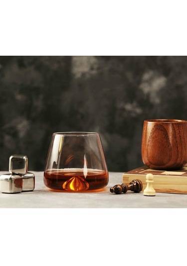 1 Adet Tasarımcı Whiseddy Girdap Viski Kaya Cam Verre Viski Tumbler Xo Chivas Konyak Brendi Snifter Kırmızı Şarap İçme Gözlük Kupası Eski Moda Cam Açık Gri