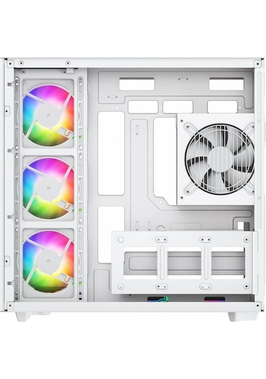 Powerboost Pb-a4375w 750w 80+ Bronz Usb 3.2 Argb Atx Mid Tower Beyaz Kasa