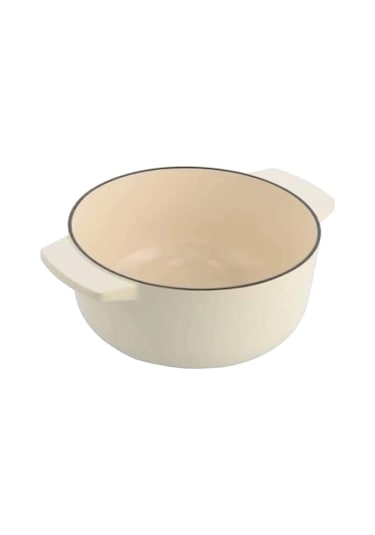 Kitchenaid Cc006059 Döküm Demir Tencere 26 Cm Almond Krem