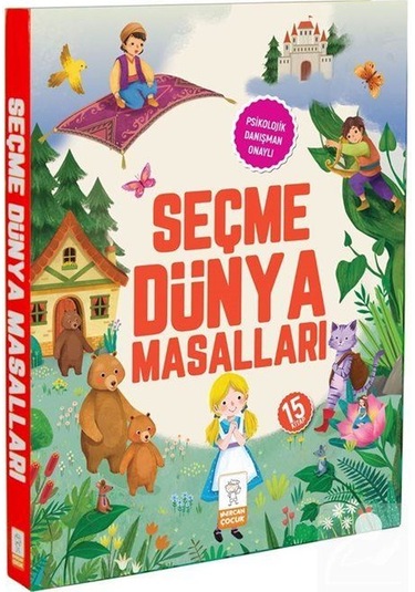 Mercankitap Seçme Dünya Masalları Resimli (15 Kitap Set) (5, 6, 7 Yaş ve Ü.