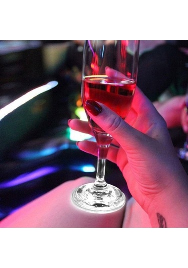 Düğün Malzemeleri Bar Işığı Parti Dekoru Parlayan Led Cam Etiketi Şişe Etiketleri Işıklar Parlak Lamba Sarı