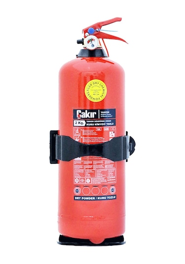 Çakır 2 Kg Yangın Söndürme Tüpü - Kuru Kimyevi Tozlu Abc