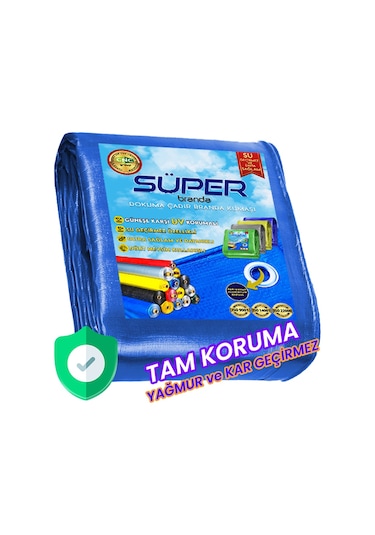 Süper Pe Branda - 200 Gr/m2 Mavi
