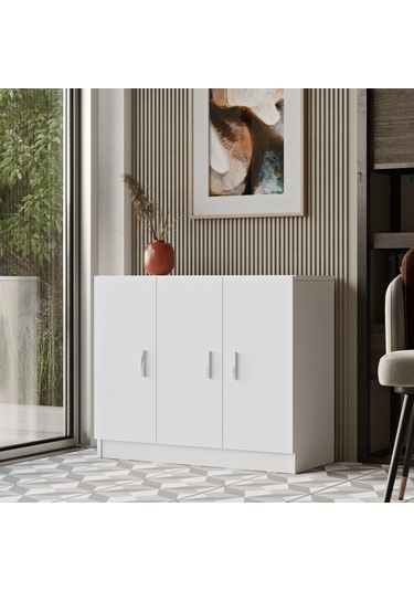 Robin Home Verona E Ofis Çok Amaçlı Dolap Beyaz