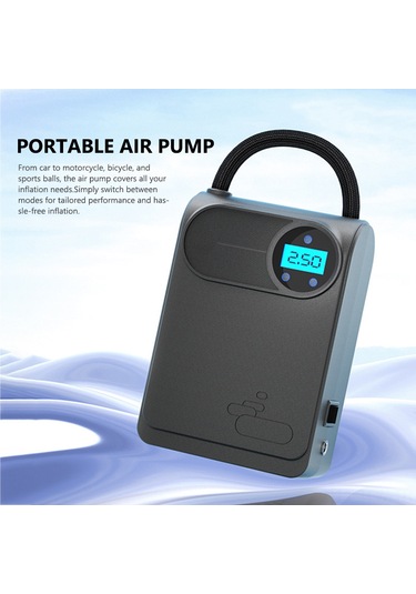 Tenfowee Siyah Kablolu Dijital Gösterge Li Musi N Lasti K Hava Pompa - Otomatik Durdurma, 4 Basınç Birimi, Çok Fonksi Yonlu Taşınabilir Tenfowee Siyah Kablolu Dijital Gösterge Li Musi N Lasti K Hava Pompa - Otomatik Durdurma, 4 Basınç Birimi, Çok Fonksi Yonlu Taşınabilir