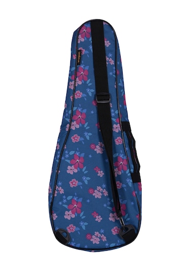 Wagon 03 Serisi Soprano Ukulele Çantası - Hibiskus Mavi