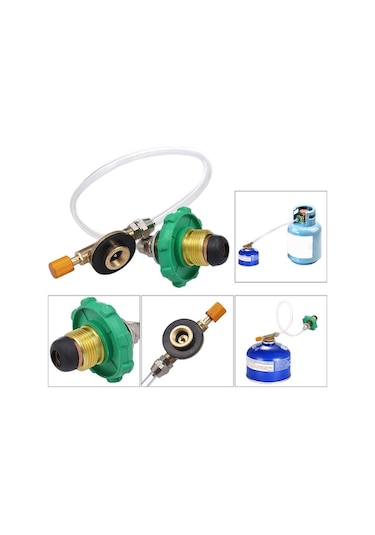 -kamp Ocağı Propan Dolum Adaptörü Düz Silindir Tankı,y7283 Altın