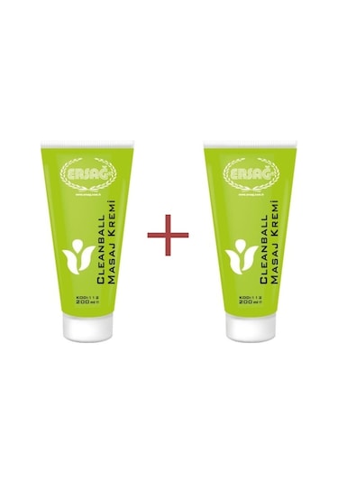 Ersağ Cleanball Masaj Kremi 2 x 200 ML