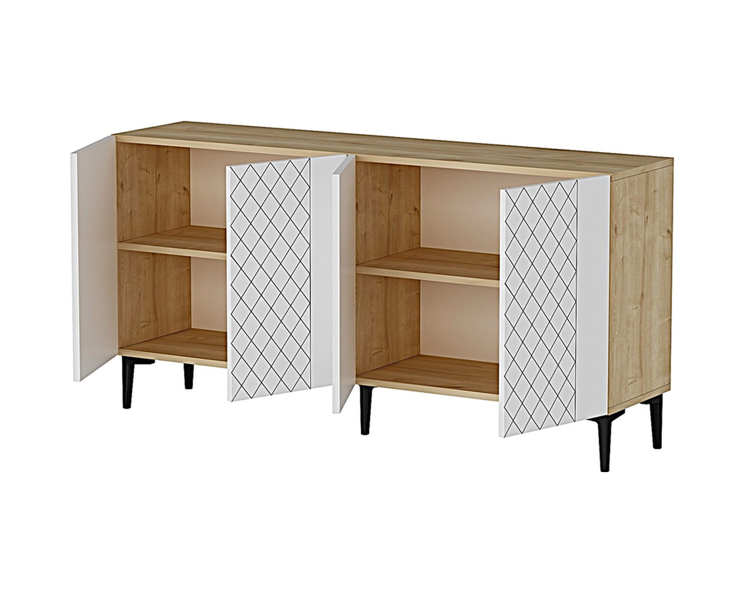 Ka1512db Resso150 Konsol, Kahve Köşesi, Tv Sehpası Safirmeşe-beyaz 150cm Beyaz