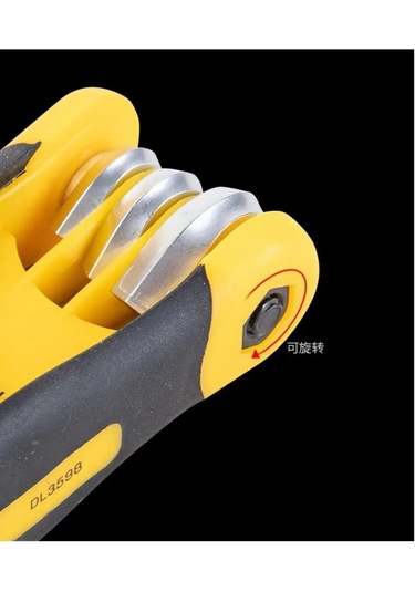 Delitools 1,5-8mm Cr-v Katlanabilir Altıgen Anahtar Seti 151267300