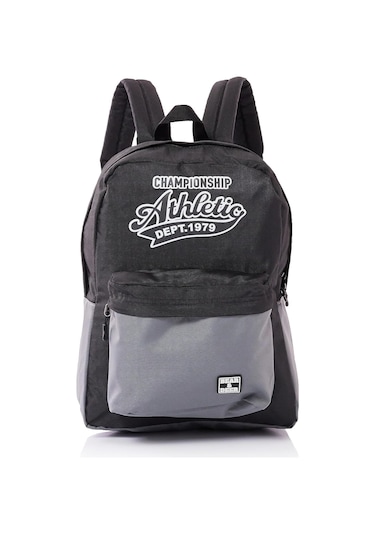 Bear&deer Athletic Sırt Çantası Siyah Cn0008 Gri - Siyah