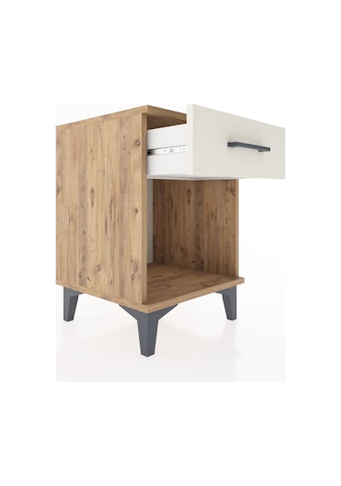 Hyperion Komodin Tek Çekmeceli 44x44x64 Çam-aytaşı Çam