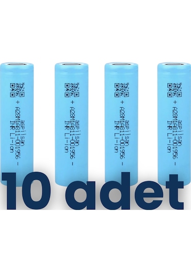 Aspilsan 2900 mAh Li-ion Şarjlı Pil 10 Adet