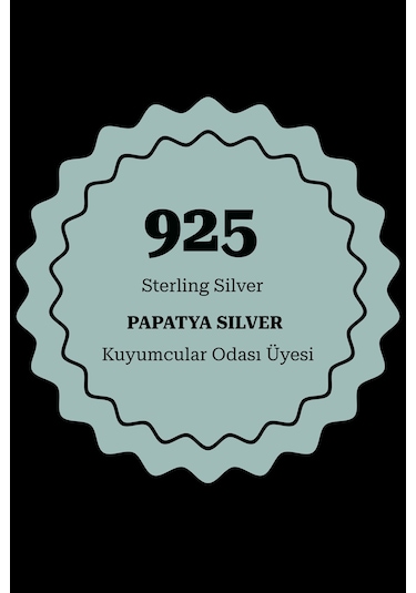 Papatya Silver 925 Ayar Gümüş Üçlü Nazar Mineli Bileklik
