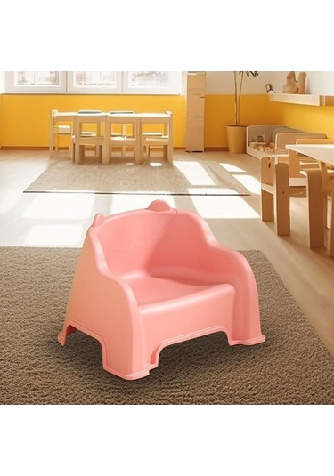 Flybuy Bosphorusboutique Pembe Küçük Tabure, Hafif Destekli Ayak Rz, Suntek Sırt Sabit, Banyo-kullanım İçin Uygun Pembe