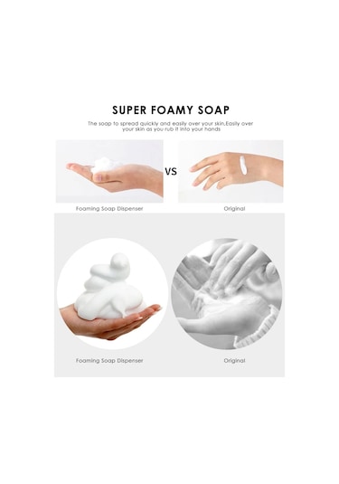 100 Ml-30/60/100/150 Ml Şeffaf Köpük Şişe Sıvı Sabun Şanti Köpük Noktaları Şişeleme Şampuan Losyon Duş Jeli Köpük Pompası Şişeleri