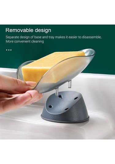 Tuvalet Drenajı Sabun Kutusu Perforasyon Yok Raf Gri