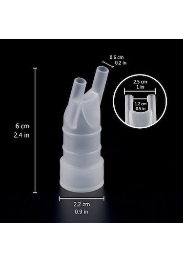 1/3 Adet Solunum Nebulizatör Ağızlık Burun Fişi Sessiz Ultrasonik Inalador Nebulizador Inhaler Atomizer Bardak Sprey Enjektör Çocuklar Turuncu