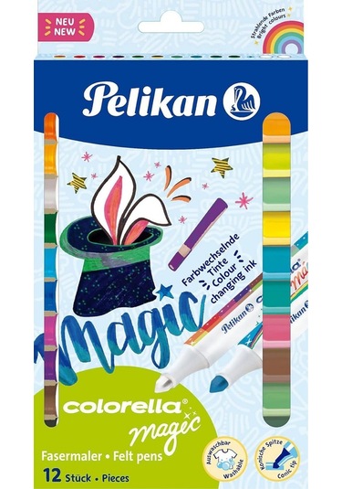 Pelikan Colorella Magic 12'li Keçeli Boya Kalemi / 411-fb12