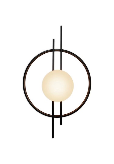 Glop Camlı Modern Ampüllü Aplik Çok Renkli