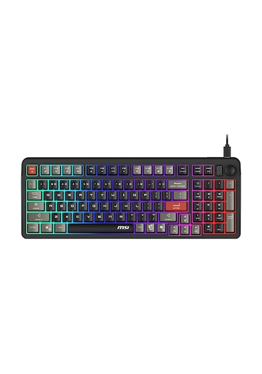 Msı Forge Gk110 Rgb %96 Membrane Switch Kablolu Oyuncu Klavyesi Ckckmsı0010