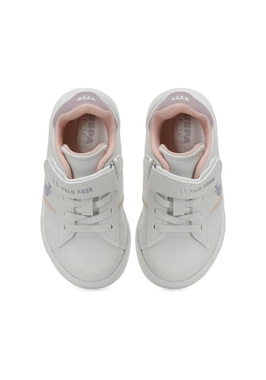 U.s Polo Assn. 102021926 Travıs Jr Beyaz-pembe-lila Kız Çocuk Spo Beyaz