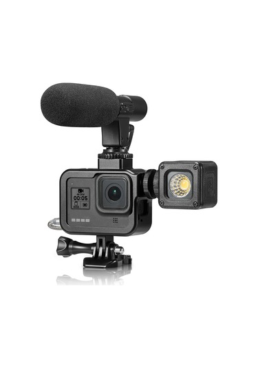 Ayex Hero 8 Alüminyum Kafes Çerçeve Gopro Hero 8 Uyumlu