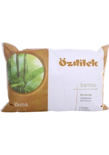 Özdilek Bambu Yastık 50x70 CM Özdilek Yastık Saten Biyeli Fermuar