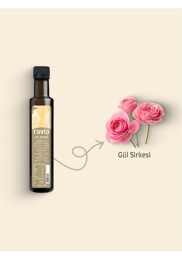 Ravla Gül Sirkesi - 250ml