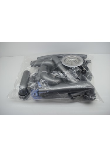 Franke Dominox Blanco Ukinox 1.5 Gözlü Granit Evye Sifon Takımı Yuvarlak Taşmalı