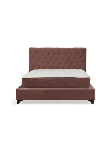 140x200 Deluxe Baza+başlık+sonata Yatak Gül Kurusu