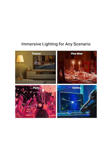 Tapo L530E(2-pack) Akıllı Wi-Fi Ampul , Çok Renkli