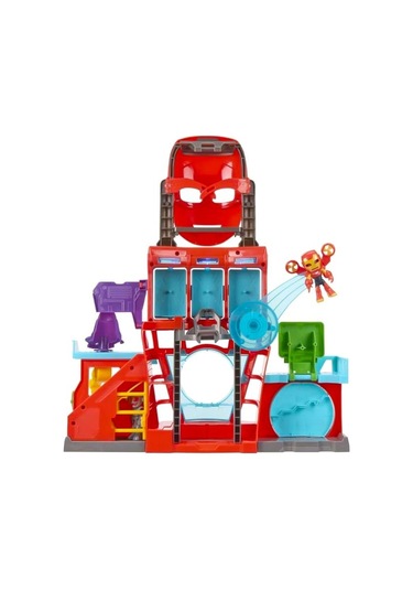 Marvel Iron Man And His Awesome Friends Iron Quarters Oyun Seti G1259