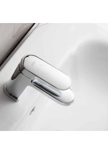 Nsk Dorlia Tek Gövde Lavabo Bataryası Krom N2017002