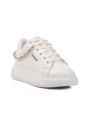 Aspor Beyaz Kadın Spor Ayakkabı Çok Renkli