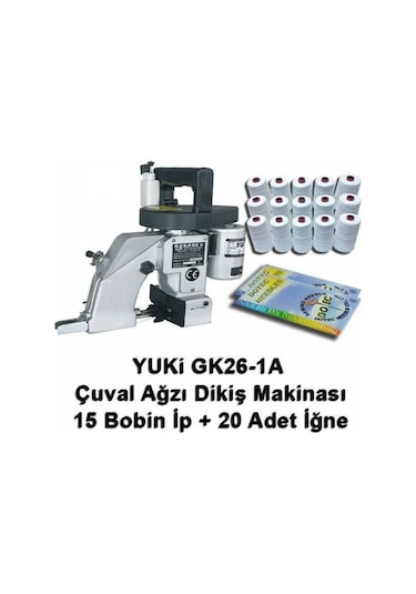 Yuki Gk26-1A Çuval Ağzı Dikiş Dikme Makinesi Başlangıç Paketi