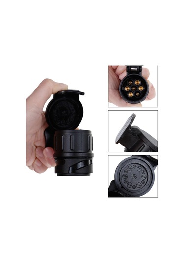 13-pin Dişi Konnektör Su Geçirmez Soket Adaptörünü 7-pin Erkek Konnektör Römorkuna Dönüştürün