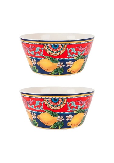 Nouvelle 2'li Salata Kasesi Seti "fruttissimo", 550 Ml 317400607 Gri