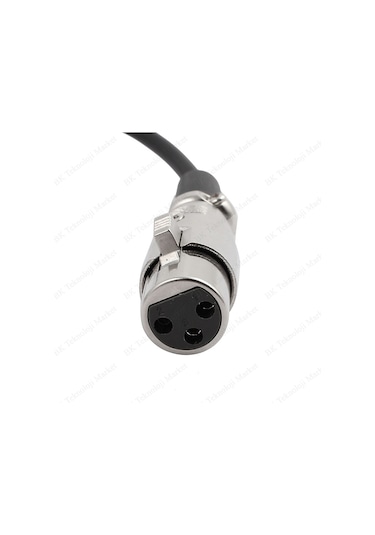 3 Metre Xlr Dişi 2Xlr Erkek Mikser Mikrofon Ses Splitter Y Kablo