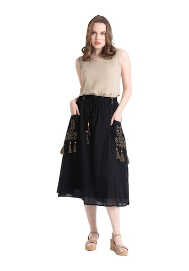Nil Vual Midi Boy Etek Siyah Syh-siyah Siyah