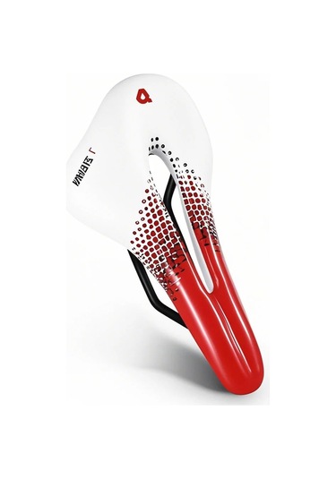 Lemestar Ergonomik Bisiklet Jantı - Yüksek Esneklikli, Ventileli, Konforlu Yürüyüş - Yol Bisikleti, Dağ Bisikleti Uyumlu - Kırmızı Beyaz Çok Renkli