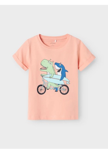 Name It Nmmvux Ss Top Erkek Çocuk T-shirt 13227488 Yavruağzı