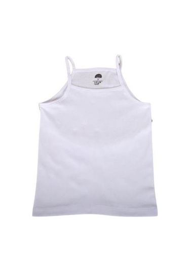 Ribana İp Askılı Kız Çocuk Atlet - Gmş Beyaz