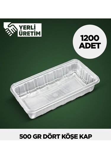 500 Gr Dört Köşe Kap 1.200 Adet Diğer