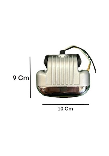 Sis Lambası Sarı Cam  Metal Nikelaj Çerçeveli