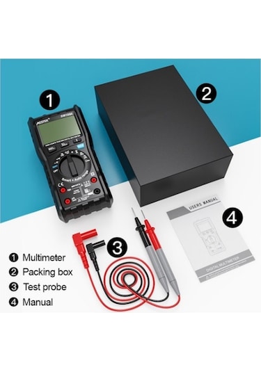 Mestek Dm100a True Rms Ncv Smart Otomatik Yüksek Hızlı Multimetre