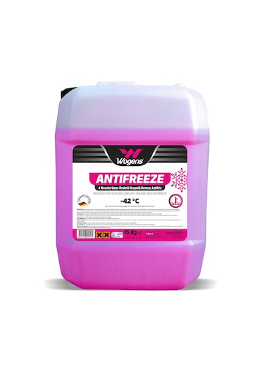 Wogens -42 Derece 16 Kg Kırmızı Antifriz Antifiriz