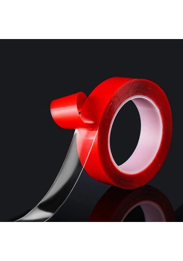 Çift Taraflı Bant Şeffaf 10mm X 5m Oto, Ev, Ofis İçin Kullanım